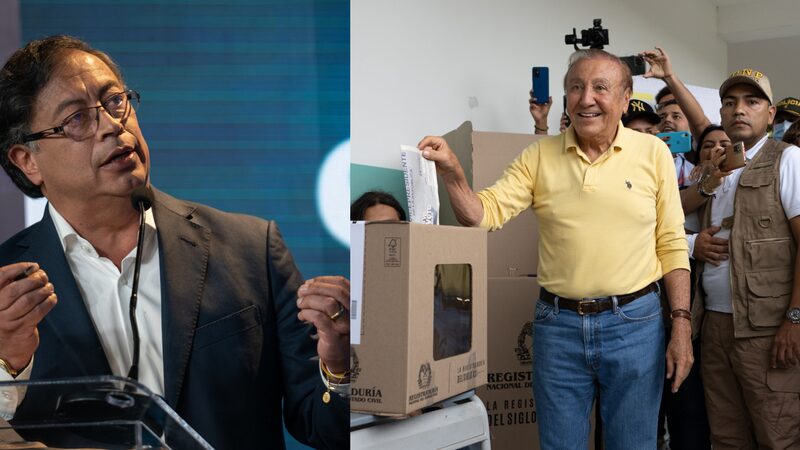Surpresa na Colômbia: candidato de esquerda e empresário disputarão 2º turno Surpresa na Colômbia: candidato de esquerda e empresário disputarão 2º turno