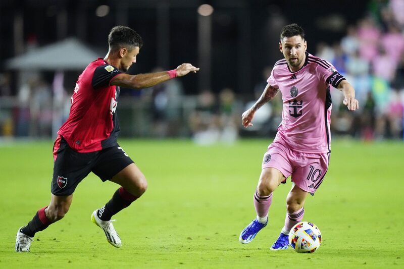 Lionel Messi durante partida em Fort Lauderdale, na Flórida Lionel Messi durante partida em Fort Lauderdale, na Flórida