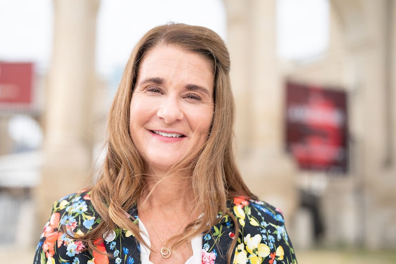 Melinda Gates, copresidenta de la Fundación Bill y Melinda Gates, tras una entrevista de Bloomberg Television en la reunión de ministros de finanzas y gobernadores de bancos centrales del Grupo de los Siete (G-7) en Chantilly, Francia, el jueves 18 de julio de 2019. Melinda Gates, copresidenta de la Fundación Bill y Melinda Gates, tras una entrevista de Bloomberg Television en la reunión de ministros de finanzas y gobernadores de bancos centrales del Grupo de los Siete (G-7) en Chantilly, Francia, el jueves 18 de julio de 2019.