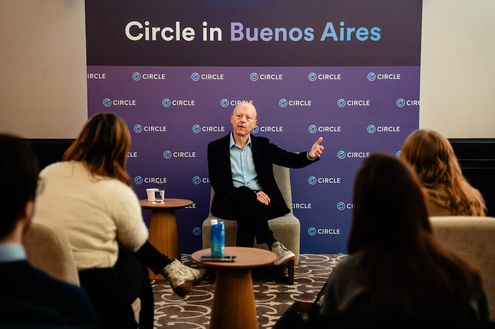 Jeremy Allaire, CEO de Circle, en Buenos Aires el 13 de julio de 2026. Jeremy Allaire, CEO de Circle, en Buenos Aires el 13 de julio de 2026.