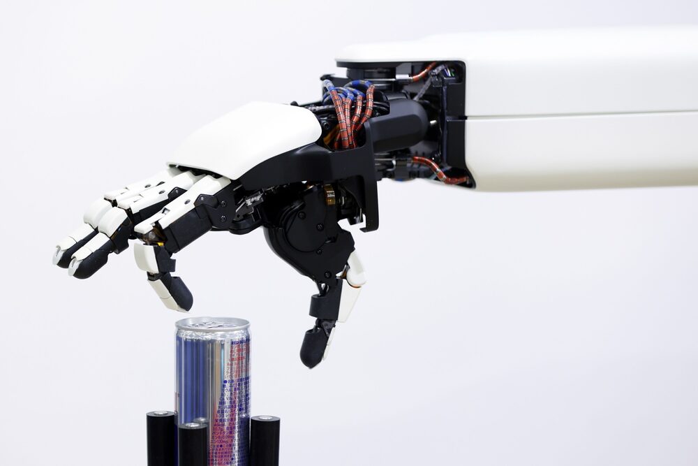 Una mano multidedo de Honda R&D Co. expuesta en la Exposición Internacional de Robots de Tokio, Japón, el miércoles 9 de marzo de 2022. Una mano multidedo de Honda R&D Co. expuesta en la Exposición Internacional de Robots de Tokio, Japón, el miércoles 9 de marzo de 2022.