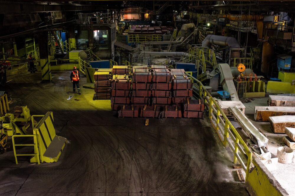 The Codelco El Teniente Mine And Processing Facility As Copper Wavers The Codelco El Teniente Mine And Processing Facility As Copper Wavers