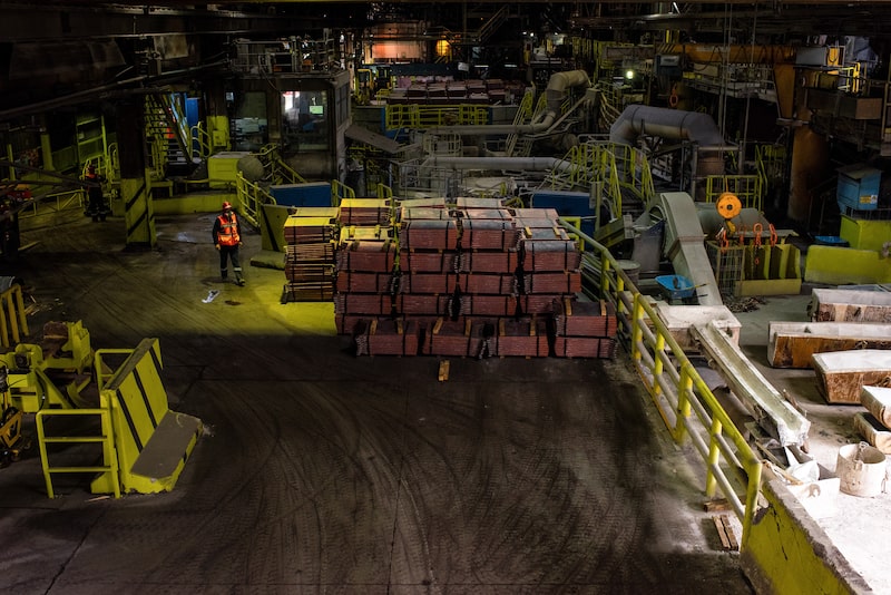 The Codelco El Teniente Mine And Processing Facility As Copper Wavers The Codelco El Teniente Mine And Processing Facility As Copper Wavers