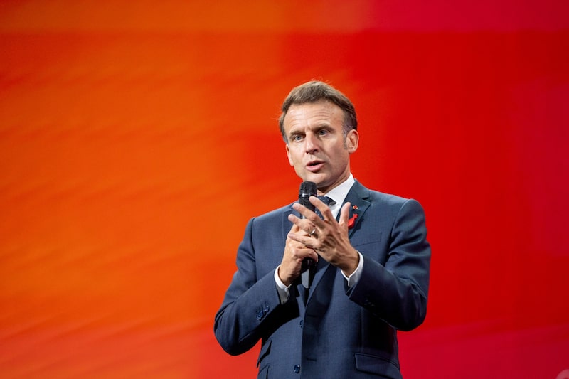 Emmanuel Macron.
Fotógrafo: Nathan Laine/Bloomberg Emmanuel Macron.
Fotógrafo: Nathan Laine/Bloomberg