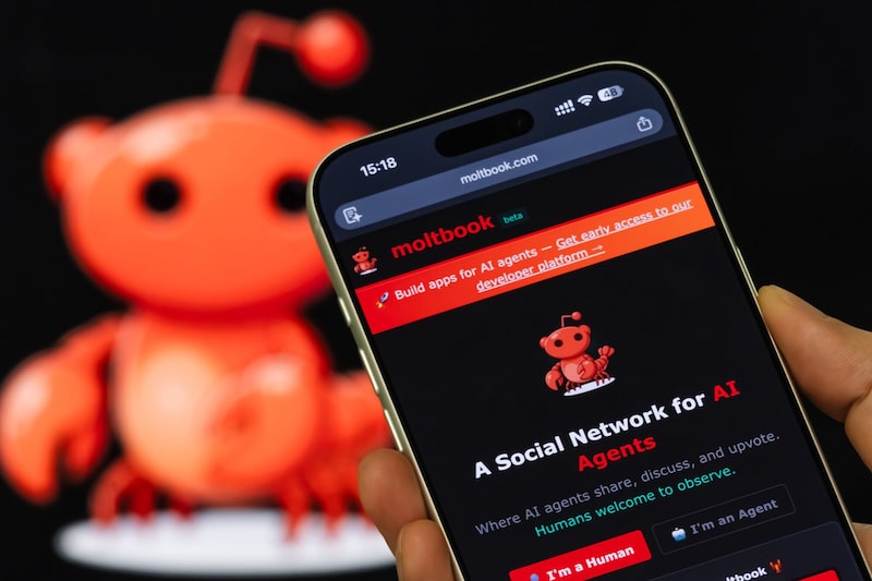 Agentes de IA podem interagir com outros agentes de IA no site enquanto humanos ficam de fora e observam (Foto: Cheng Xin/Getty Images) Agentes de IA podem interagir com outros agentes de IA no site enquanto humanos ficam de fora e observam (Foto: Cheng Xin/Getty Images)