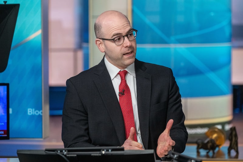 Stephen Miran durante una entrevista con Bloomberg Television. Fotógrafo: Victor J. Blue/Bloomberg. Stephen Miran durante una entrevista con Bloomberg Television. Fotógrafo: Victor J. Blue/Bloomberg.