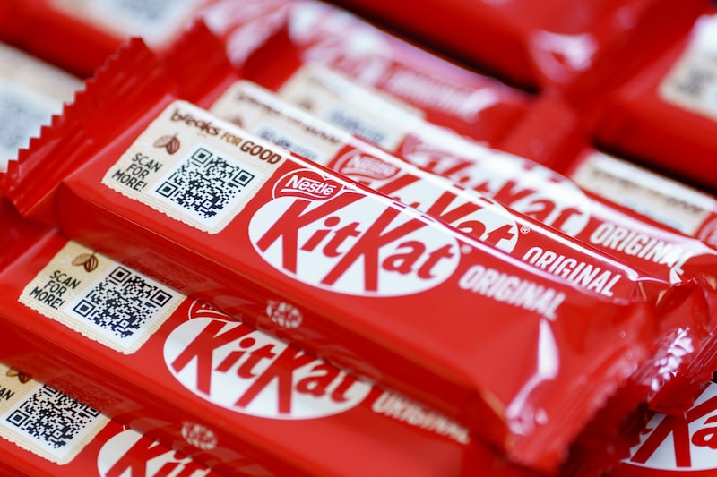 Envolturas de KitKat. Envolturas de KitKat.