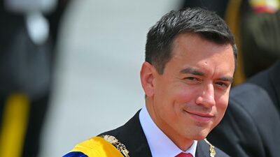 Daniel Noboa é reeleito presidente do Equador com promessa de combater a violência Daniel Noboa é reeleito presidente do Equador com promessa de combater a violência