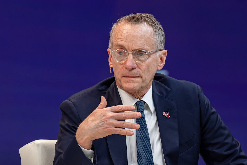 Howard Marks, copresidente y cofundador de Oaktree Capital Group, en el Foro Económico de Catar (QEF) en Doha. Howard Marks, copresidente y cofundador de Oaktree Capital Group, en el Foro Económico de Catar (QEF) en Doha.
