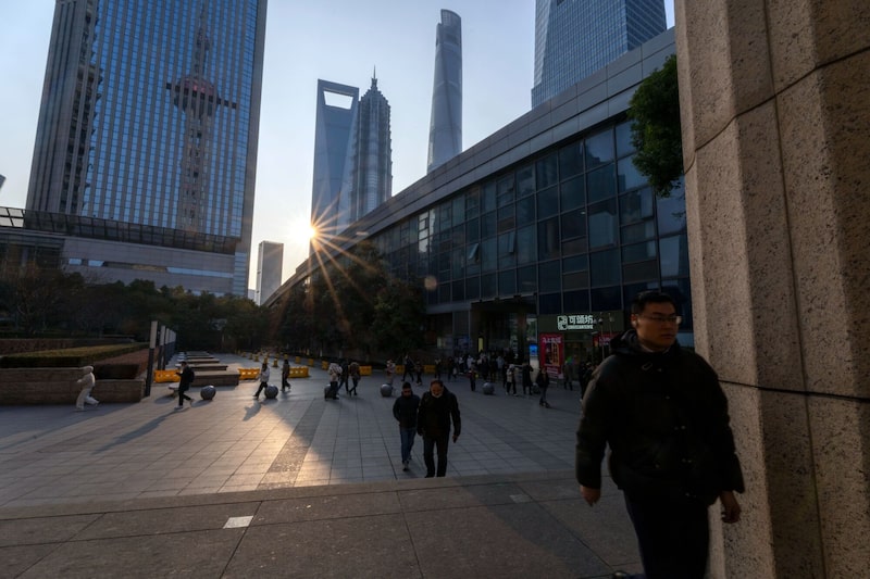 El distrito financiero de Lujiazui en Shanghái. El distrito financiero de Lujiazui en Shanghái.