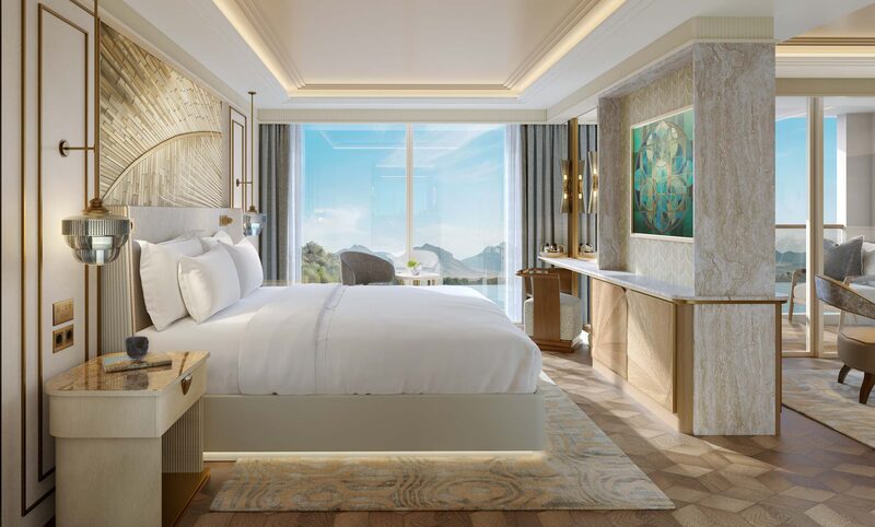 O Waldorf Astoria Nile River Experience terá um bar Peacock Alley, um relógio no saguão, detalhes de design art déco e muito champanhe O Waldorf Astoria Nile River Experience terá um bar Peacock Alley, um relógio no saguão, detalhes de design art déco e muito champanhe