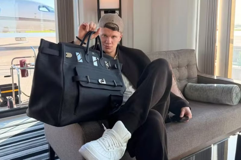 Erling Haaland tem coleção de bolsas de luxo Erling Haaland tem coleção de bolsas de luxo