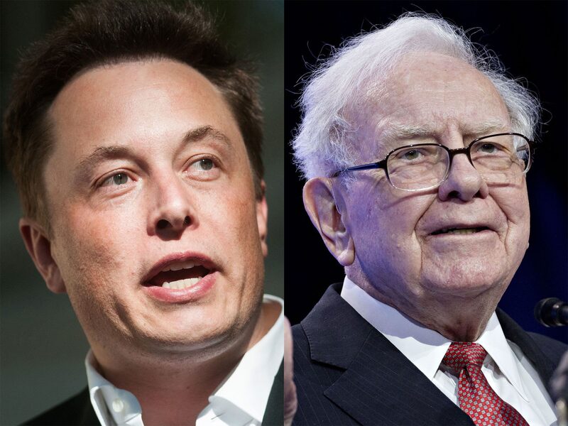 Musk y Buffett Musk y Buffett