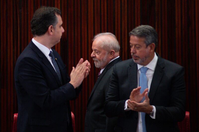 Rodrigo Pacheco, Luiz I. Lula da Silva y Arthur Lira Rodrigo Pacheco, Luiz I. Lula da Silva y Arthur Lira