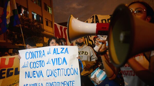 ‘Toma de Lima’: Así se desarrolla la marcha que apoya a Pedro Castillo en Perú ‘Toma de Lima’: Así se desarrolla la marcha que apoya a Pedro Castillo en Perú