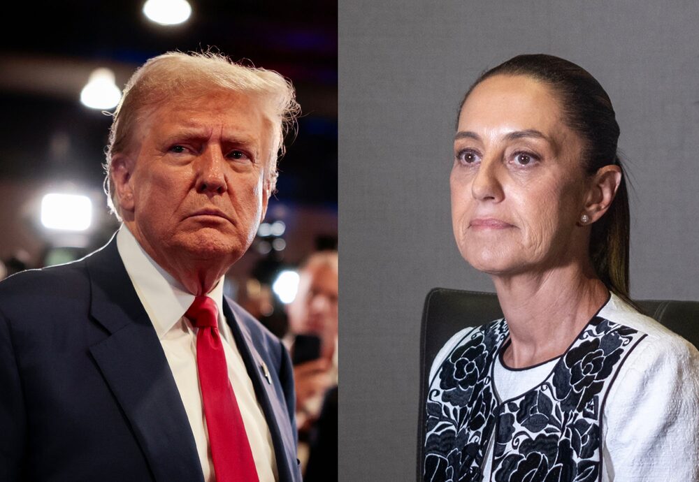 Donald Trump, presidente electo de EE.UU. y la presidenta de Méxcio, Claudia Sheinbaum sostuvieron una llamada telefónica. Donald Trump, presidente electo de EE.UU. y la presidenta de Méxcio, Claudia Sheinbaum sostuvieron una llamada telefónica.