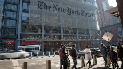 Acciones del New York Times alcanzan máximo histórico tras el respaldo de Warren Buffett Acciones del New York Times alcanzan máximo histórico tras el respaldo de Warren Buffett