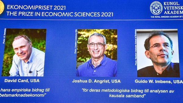 Nobel de Economia vai para experimentos da vida real como salário e imigração Nobel de Economia vai para experimentos da vida real como salário e imigração