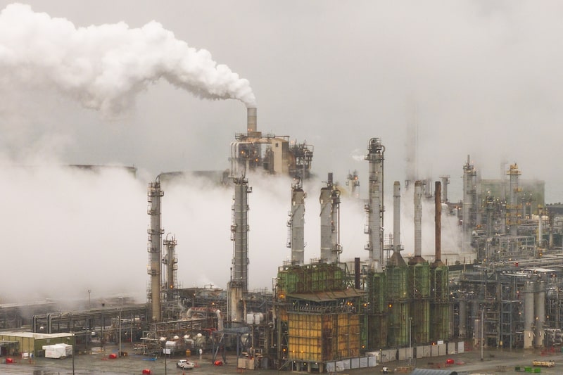 La refinería de Marathon Petroleum Corp. en Anacortes, Washington. Fotógrafo: David Ryder/Bloomberg. La refinería de Marathon Petroleum Corp. en Anacortes, Washington. Fotógrafo: David Ryder/Bloomberg.