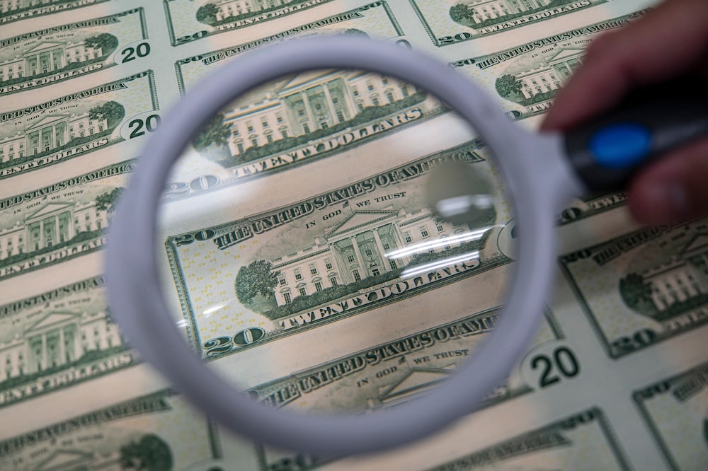 Notas de dólar Notas de dólar