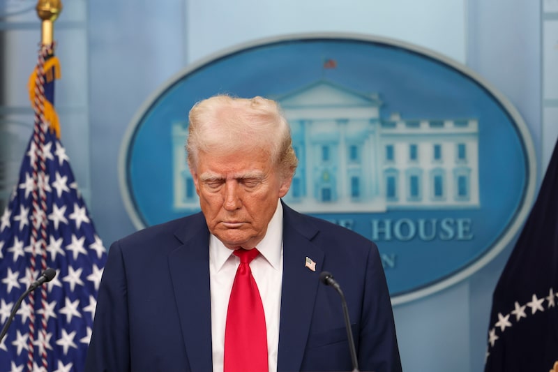 El presidente de Estados Unidos, Donald Trump, durante una conferencia de prensa en la sala de prensa James S. Brady de la Casa Blanca en Washington, DC, EE. UU., el jueves 30 de enero de 2025. El presidente de Estados Unidos, Donald Trump, durante una conferencia de prensa en la sala de prensa James S. Brady de la Casa Blanca en Washington, DC, EE. UU., el jueves 30 de enero de 2025.