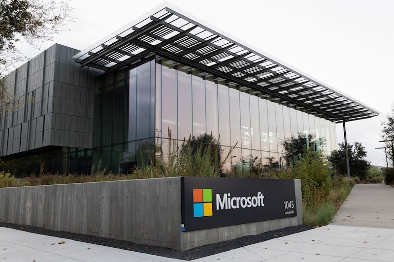 El campus de Microsoft en Mountain View, California. El campus de Microsoft en Mountain View, California.