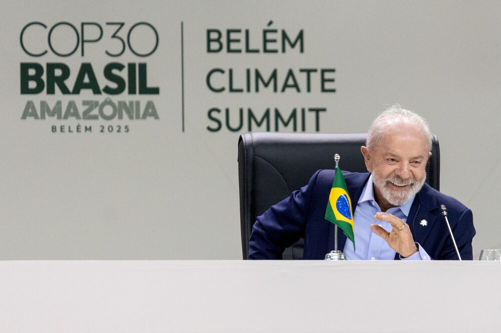 Luiz Inácio Lula da Silva durante a Cúpula de Líderes da COP30 em Belém, em 6 de novembro. (Foto: Dado Galdieri/Bloomberg) Luiz Inácio Lula da Silva durante a Cúpula de Líderes da COP30 em Belém, em 6 de novembro. (Foto: Dado Galdieri/Bloomberg)