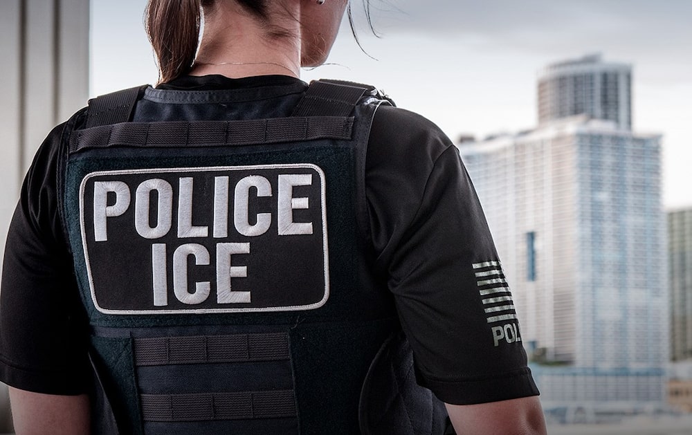 En la imagen referencial, una agente del ICE. En la imagen referencial, una agente del ICE.