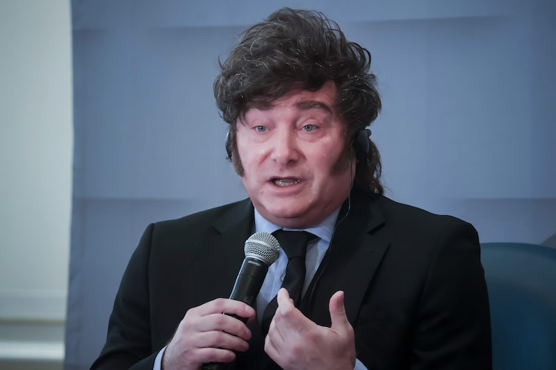 Argentinas President Javier Milei Speaks At ECNY Argentinas President Javier Milei Speaks At ECNY