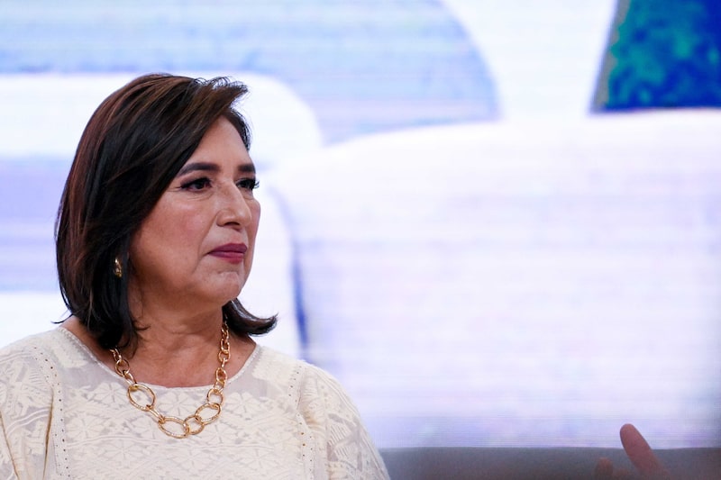 Xóchitl Gálvez, candidata a la presidencia de México por Fuerza y Corazón por México, 87 Convención Bancaria, 19 de abril de 2024 Xóchitl Gálvez, candidata a la presidencia de México por Fuerza y Corazón por México, 87 Convención Bancaria, 19 de abril de 2024