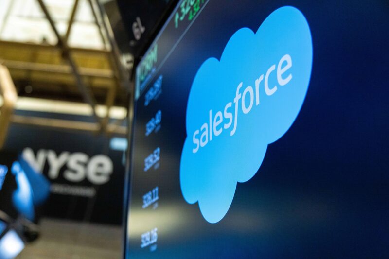 Las acciones de Salesforce han caído un 24% este año. Fotógrafo: Michael Nagle/Bloomberg Las acciones de Salesforce han caído un 24% este año. Fotógrafo: Michael Nagle/Bloomberg