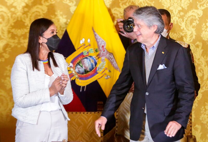 Hasta hace pocos meses, la relación entre el Ejecutivo y el Parlamento era menos tensa. En la foto, el presidente Guillermo Lasso con la titular de la Asamblea, Guadalupe Llori. Hasta hace pocos meses, la relación entre el Ejecutivo y el Parlamento era menos tensa. En la foto, el presidente Guillermo Lasso con la titular de la Asamblea, Guadalupe Llori.