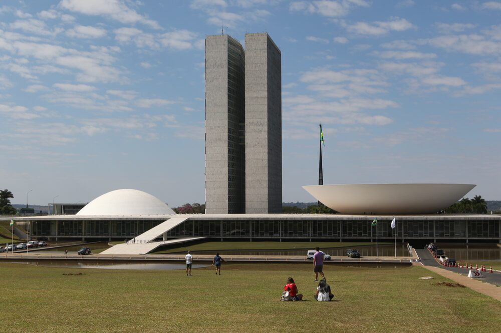 National Congress, project by Oscar Niemeyer, Brasília, DF. Brazil National Congress, project by Oscar Niemeyer, Brasília, DF. Brazil