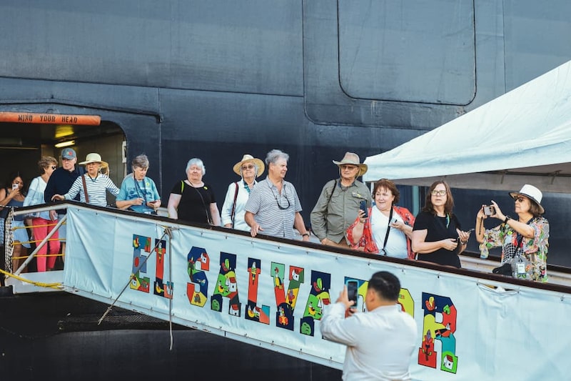 El crucero Zuiderdam arribó al Puerto de Acajutla, El Salvador, el 8 de febrero de 2026. El crucero Zuiderdam arribó al Puerto de Acajutla, El Salvador, el 8 de febrero de 2026.