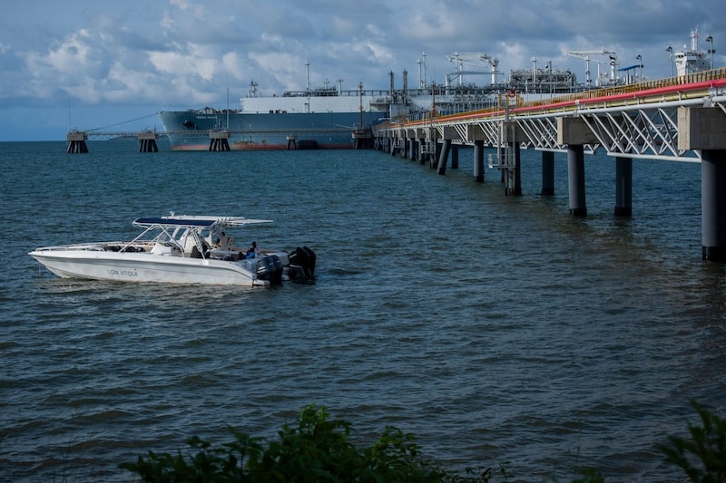 En la fotografía, la terminal de Gas Natural Licuado (GNL) SPEC de Promigas SA SPEC Liquified Natural Gas Port en Cartagena, Colombia, el jueves 21 de noviembre de 2024. Fotógrafo: Carlos Parra Ríos/Bloomberg En la fotografía, la terminal de Gas Natural Licuado (GNL) SPEC de Promigas SA SPEC Liquified Natural Gas Port en Cartagena, Colombia, el jueves 21 de noviembre de 2024. Fotógrafo: Carlos Parra Ríos/Bloomberg