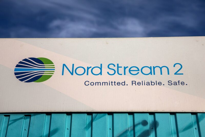 Logo del gasoducto Nord Stream 2. Logo del gasoducto Nord Stream 2.
