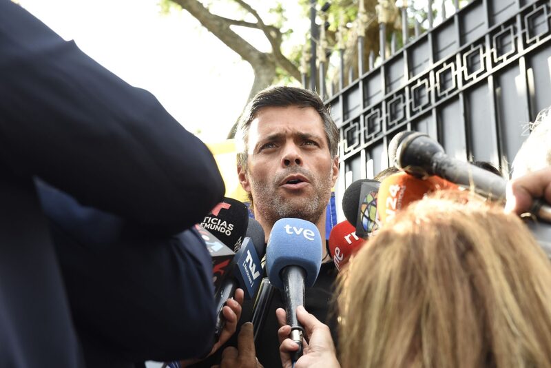 Leopoldo López, líder de la oposición que reside en España. Leopoldo López, líder de la oposición que reside en España.