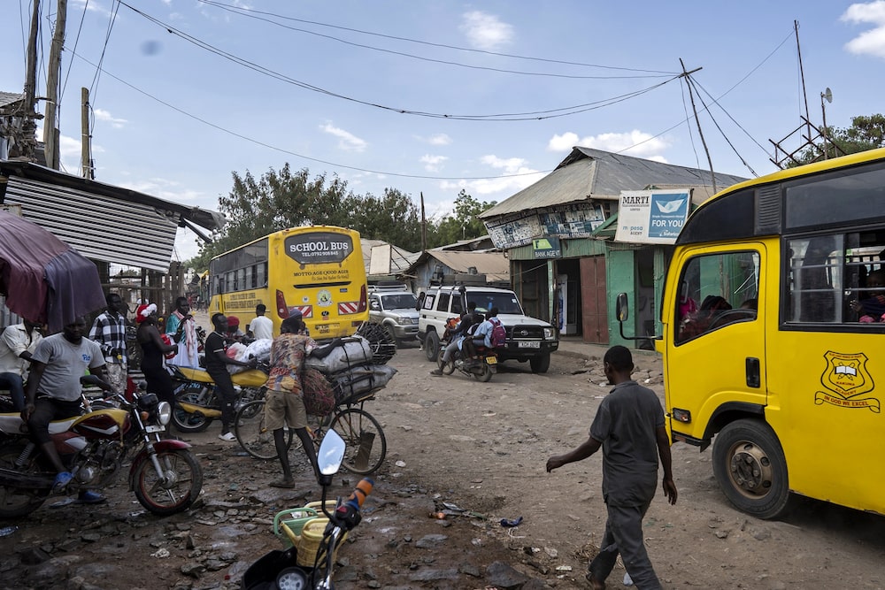 El distrito somalí del campo de refugiados de Kakuma, en el norte de Kenia, el 1 de octubre. Fotógrafo: Simon Marks/Bloomberg El distrito somalí del campo de refugiados de Kakuma, en el norte de Kenia, el 1 de octubre. Fotógrafo: Simon Marks/Bloomberg