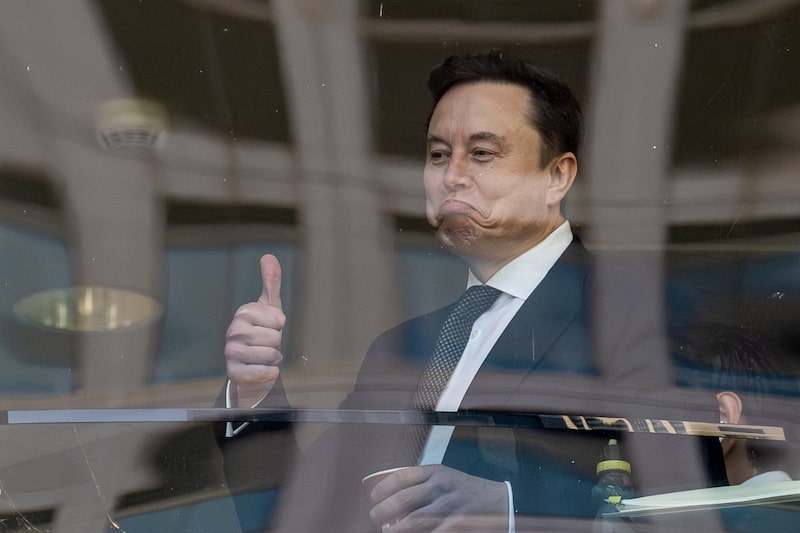 Elon Musk en el interior del tribunal federal de Oakland el 29 de abril. Fotógrafo: David Paul Morris/Bloomberg. Elon Musk en el interior del tribunal federal de Oakland el 29 de abril. Fotógrafo: David Paul Morris/Bloomberg.