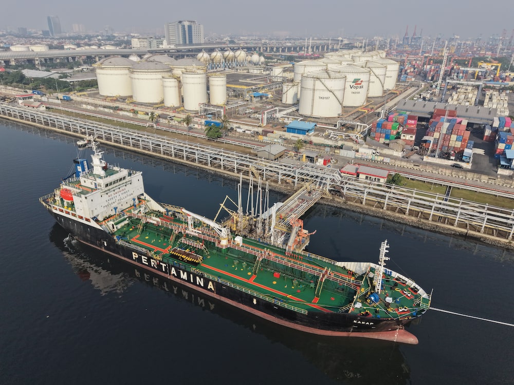The KAKAP oil tanker docked at a PT Pertamina facility in Tanjung Priok Port in Jakarta, Indonesia, on Friday, July 3, 2026. Indonesia posted its first monthly trade deficit in six years, with higher energy costs tied to the Middle East conflict ending a run of surpluses that had helped underpin the countrys currency. Photographer: Dimas Ardian/Bloomberg The KAKAP oil tanker docked at a PT Pertamina facility in Tanjung Priok Port in Jakarta, Indonesia, on Friday, July 3, 2026. Indonesia posted its first monthly trade deficit in six years, with higher energy costs tied to the Middle East conflict ending a run of surpluses that had helped underpin the countrys currency. Photographer: Dimas Ardian/Bloomberg