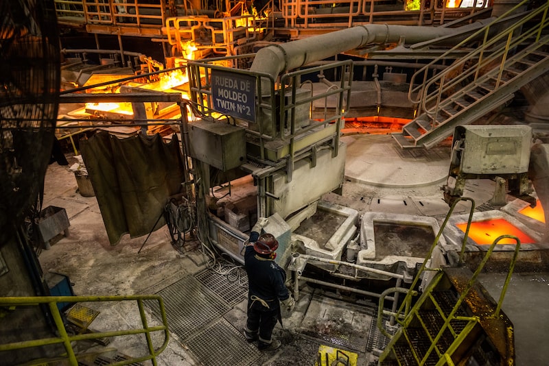 The Codelco El Teniente Mine And Processing Facility As Copper Wavers The Codelco El Teniente Mine And Processing Facility As Copper Wavers