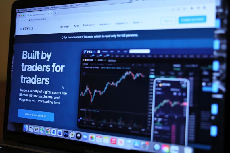 El sitio web de FTX El sitio web de FTX