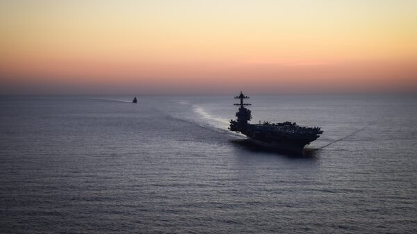 Fotos del portaaviones USS Gerald R. Ford que entró en aguas latinoamericanas Fotos del portaaviones USS Gerald R. Ford que entró en aguas latinoamericanas