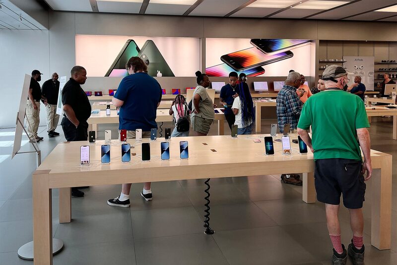 Imagen de un Apple Store Imagen de un Apple Store