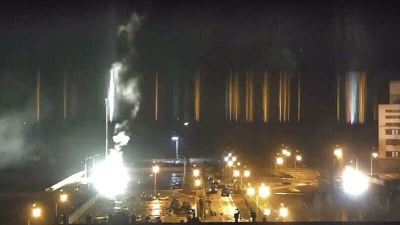 Rússia ataca usina nuclear de Zaporiyia Rússia ataca usina nuclear de Zaporiyia