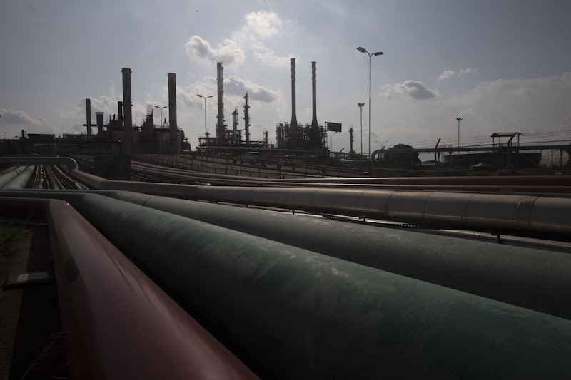 La refinería de Ecopetrol en Barrancabermeja, Colombia, el martes 15 de febrero de 2022. La refinería de Ecopetrol en Barrancabermeja, Colombia, el martes 15 de febrero de 2022.