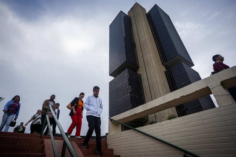 El Banco Central de Brasil en Brasilia. Fotógrafo: Arthur Menescal/Bloomberg El Banco Central de Brasil en Brasilia. Fotógrafo: Arthur Menescal/Bloomberg
