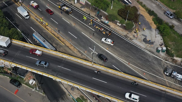 Socavón en Guatemala: Covial revela monto asignado en trabajos que aún no concluyen Socavón en Guatemala: Covial revela monto asignado en trabajos que aún no concluyen