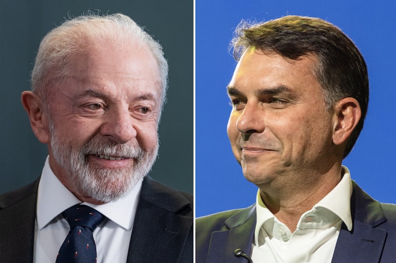 Luiz Inacio Lula da Silva y Flavio BolsonaroFotógrafos: Aaron Schwartz, Maira Erlich/Bloomberg. Luiz Inacio Lula da Silva y Flavio BolsonaroFotógrafos: Aaron Schwartz, Maira Erlich/Bloomberg.