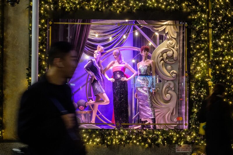 Escaparates navideños en unos grandes almacenes de Nueva York. Escaparates navideños en unos grandes almacenes de Nueva York.